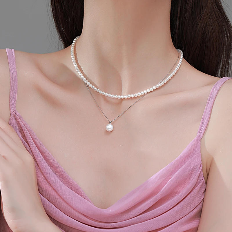 CUOOYINO/初影 坠链均925银 【小灯泡】精致百搭项链法式气质锁骨链