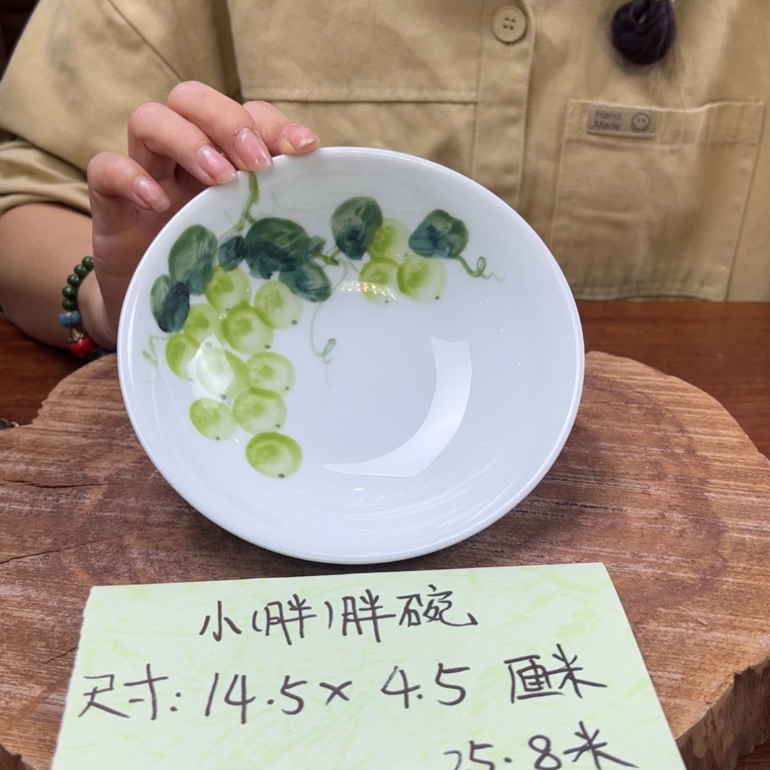 瓷片景德镇陶瓷手工手绘制作