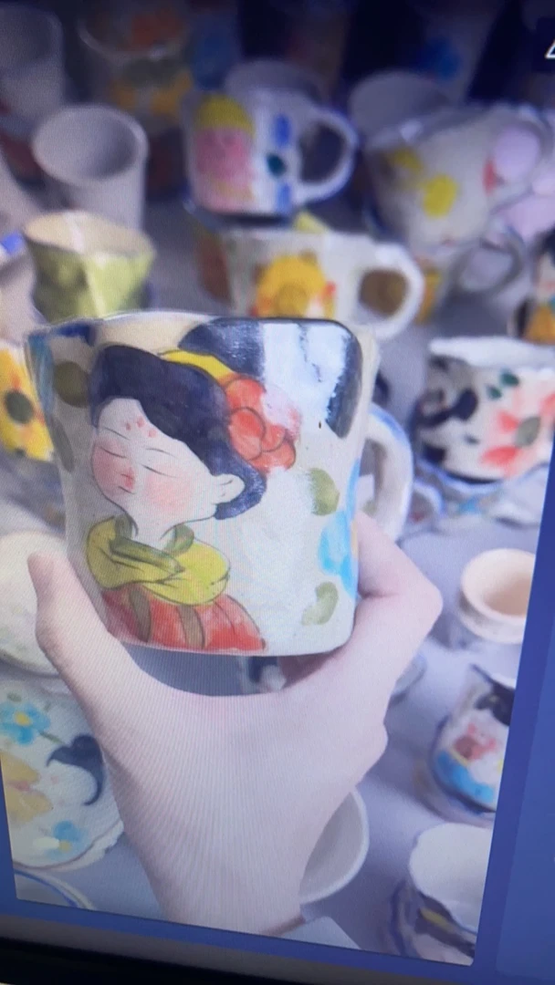 手工手绘高温釉下彩陶瓷