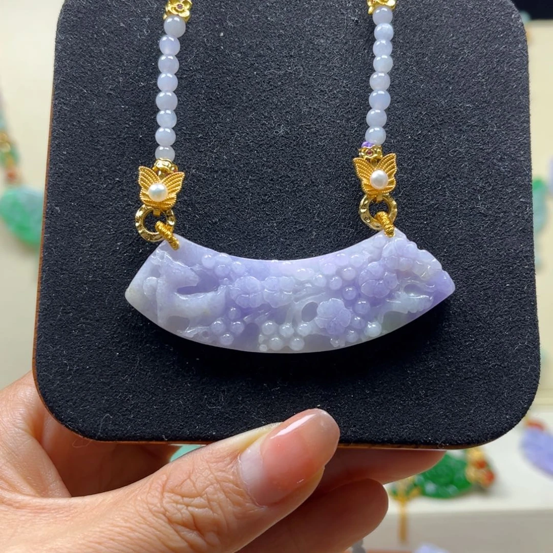 翡翠未镶嵌颈饰天然翡翠