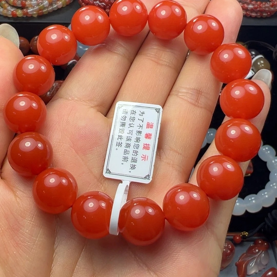南红玛瑙未镶嵌手串