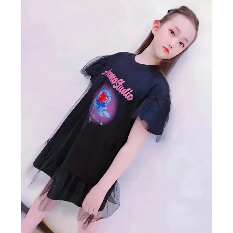 22046高端潮流时尚百搭童装休闲连衣裙B2-1-4