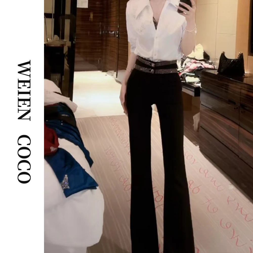【薇恩COCO】修身微喇西装裤百搭休闲裤春夏新款K3686