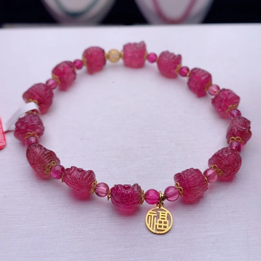 18K金镶嵌手链碧玺碧玺A手链