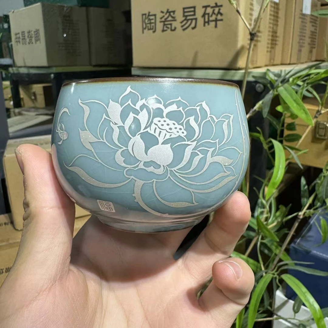 【中国邮政专属链接】衡山社莲花汝窑主人杯 4772