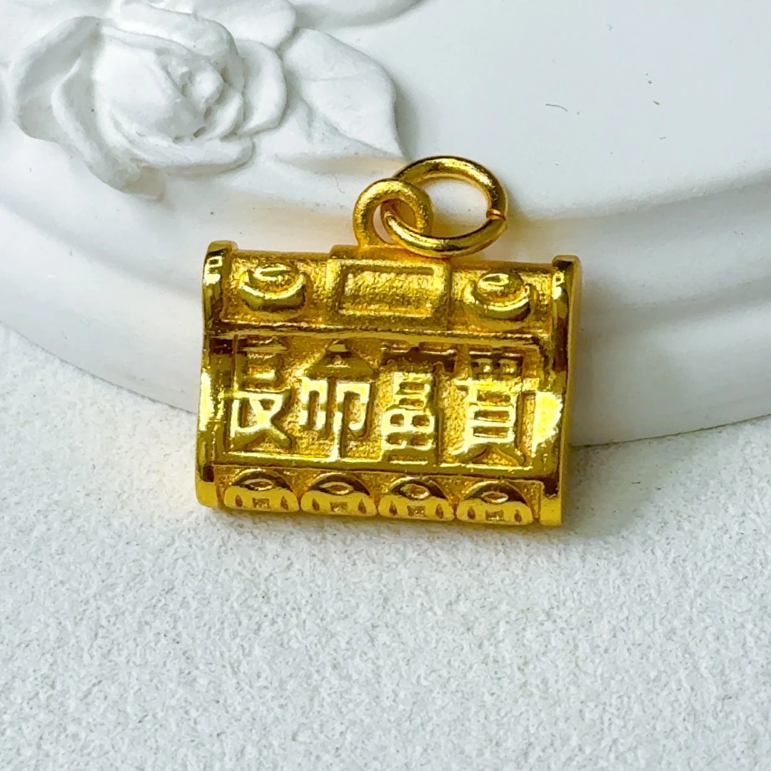 高定精品平安锁吊坠D033