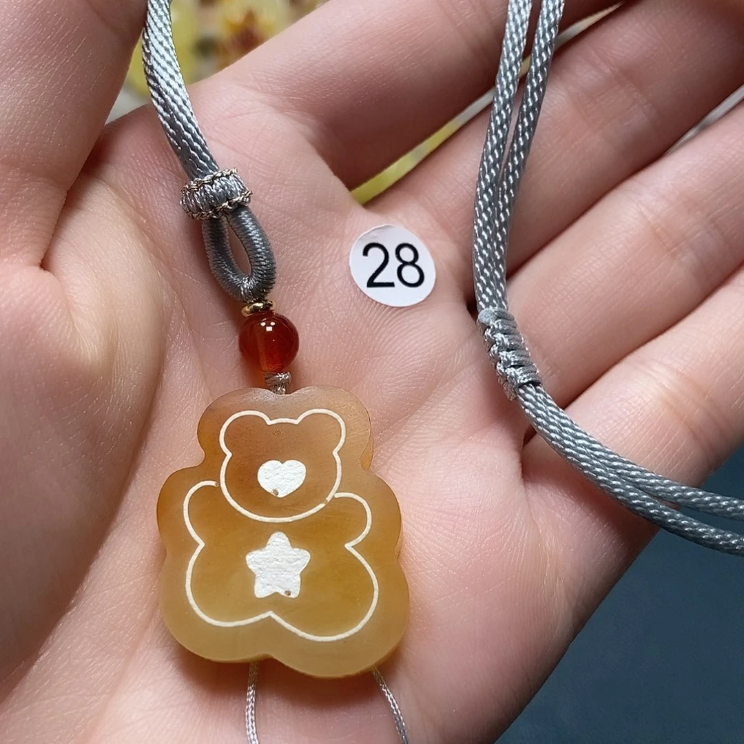 未镶嵌琥珀裸石天然琥珀蜜蜡吊坠