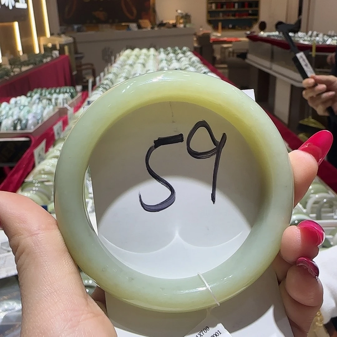 和田玉未镶嵌手镯879