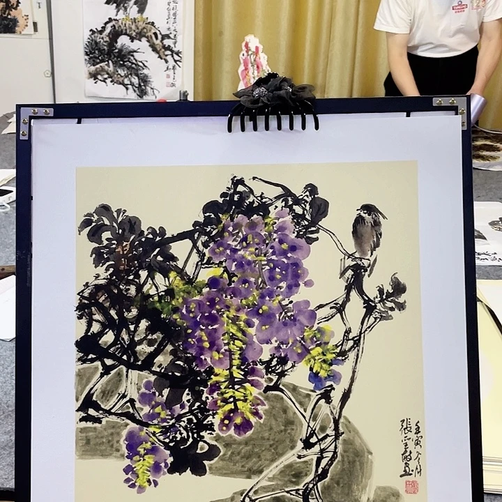 国画张圣敏先生纯手绘作品