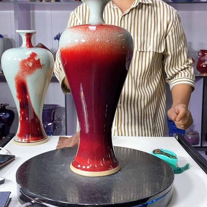 瓶中国神垕精品钧瓷