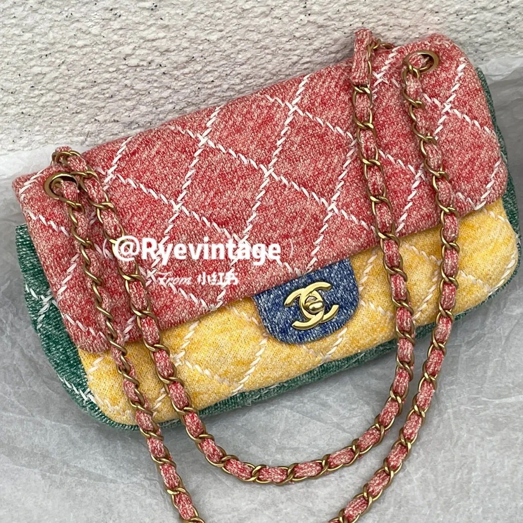 95新 Chanel/香奈儿 Chanel针织彩色cf