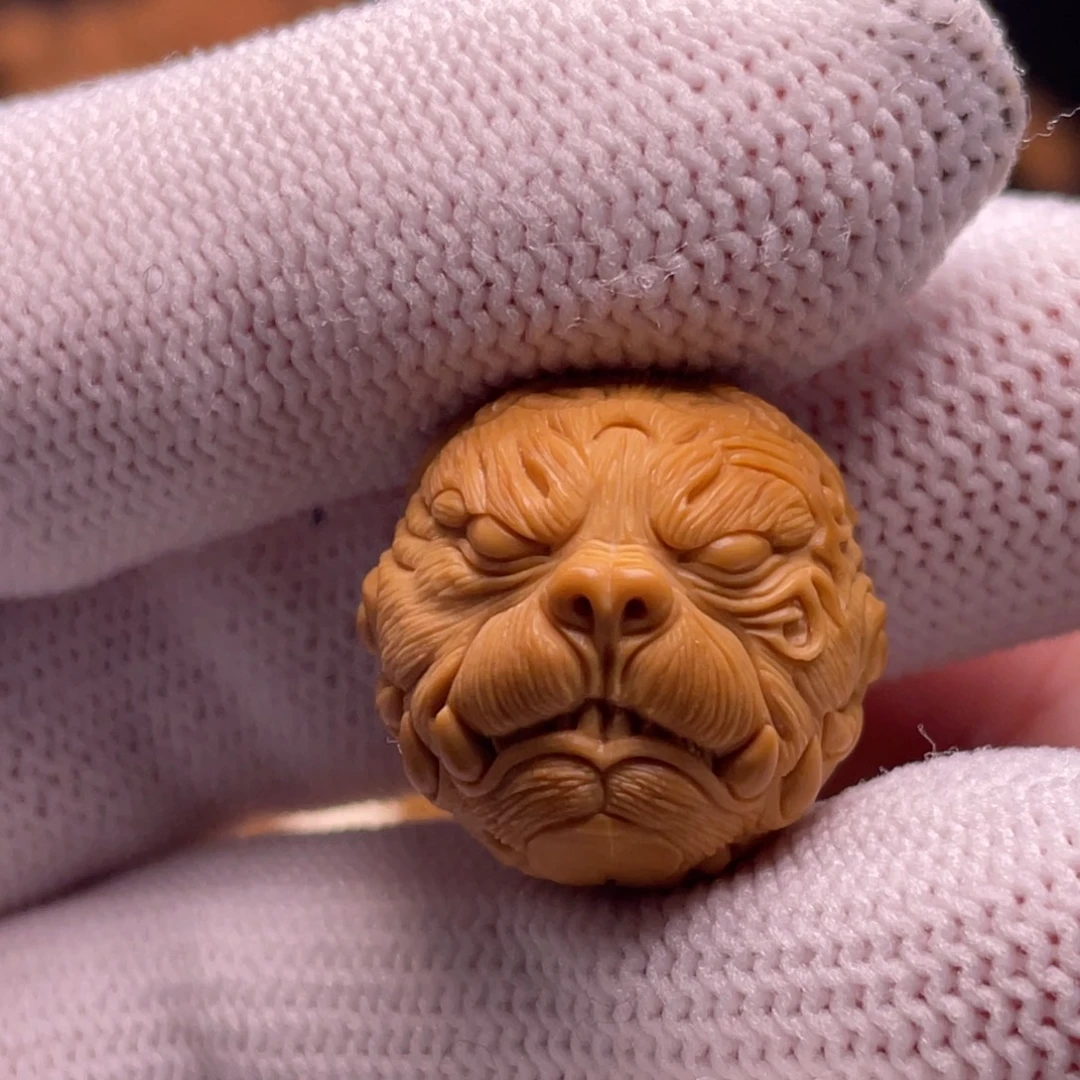 猴头核桃吊坠狗王19.1 狗牌落款备注！