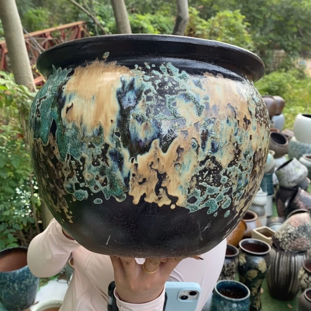 紫砂花盆正品30/25