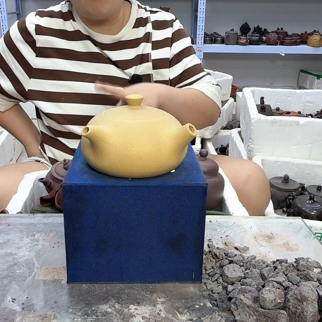 茶壶紫砂宜兴紫砂壶瑕疵处理