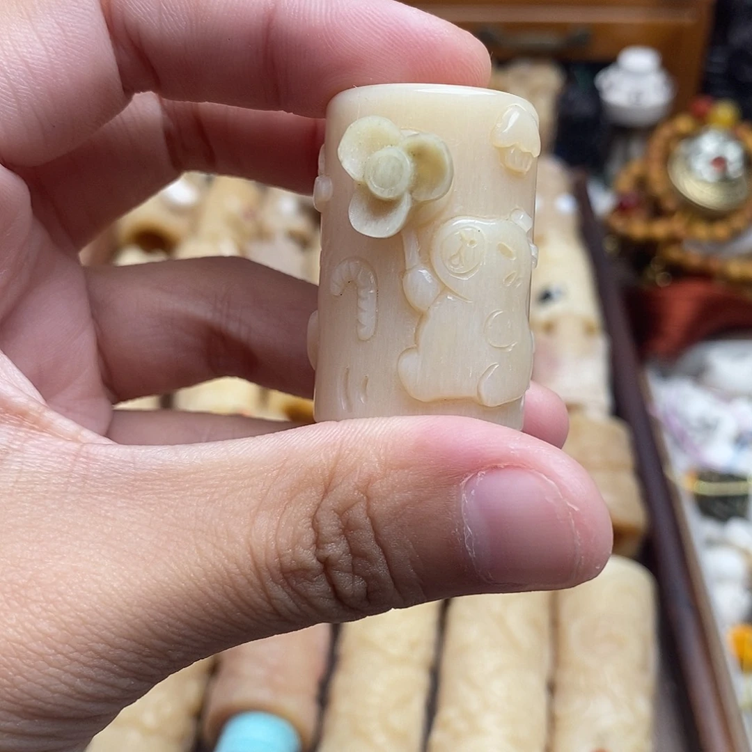 鹿骨把件c22卡皮巴拉骨笛