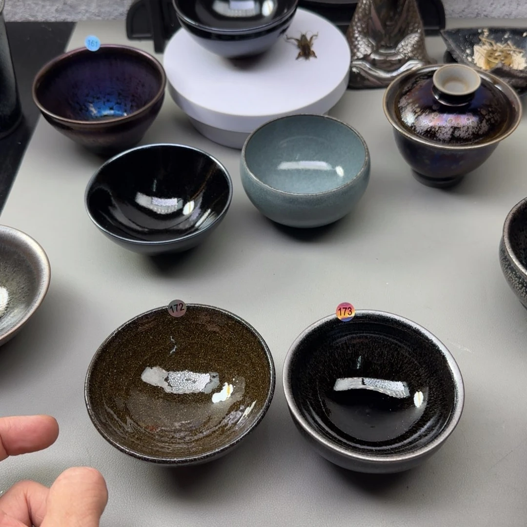 茶盏坐**币建盏主人杯漂亮172 173