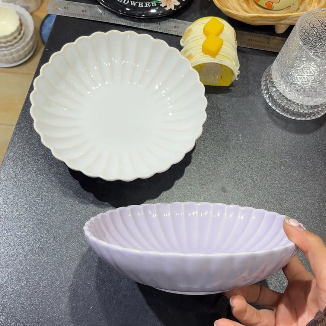 瓷两个8寸深盘两个