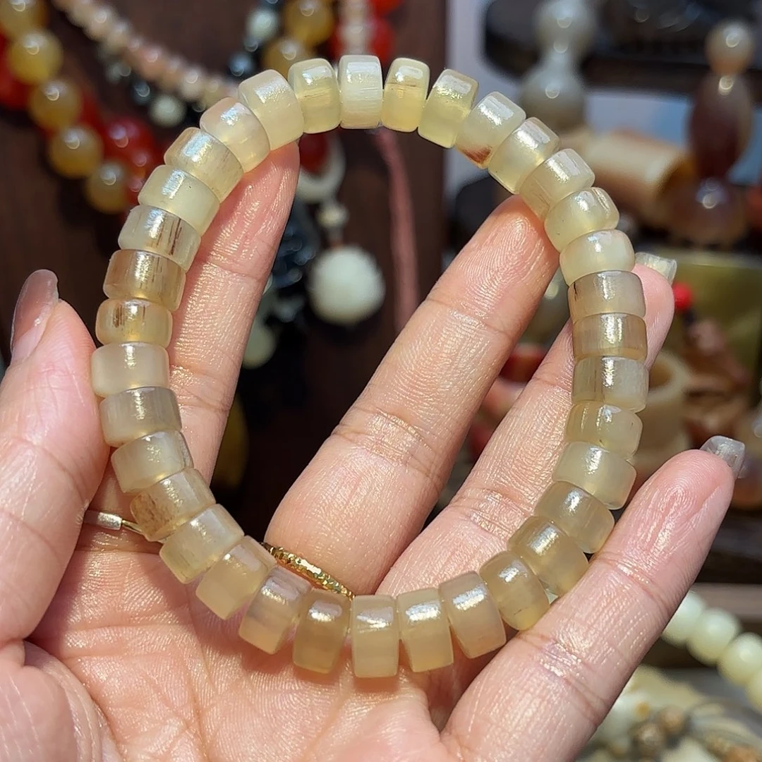 木***爹非金属羊角单圈福利微瑕