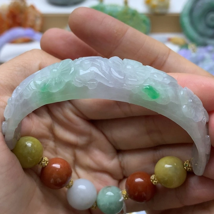 翡翠未镶嵌项链翡翠