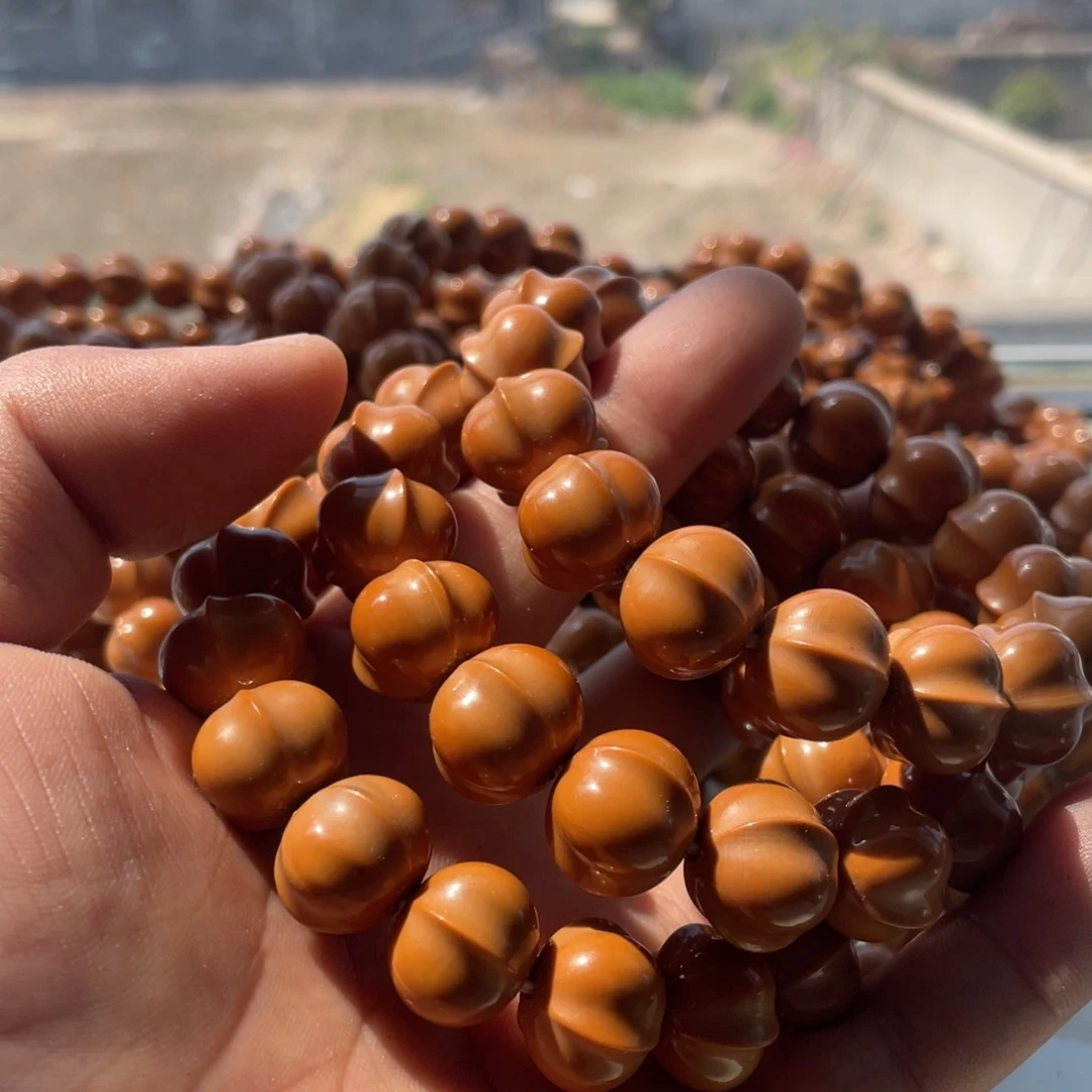 【闪购商品】猴头核桃手串三花鲨鱼背17