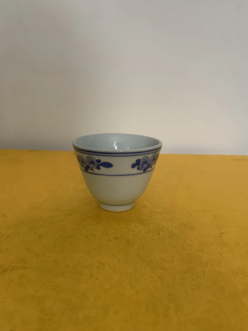 景德镇高端青花茶花主人杯