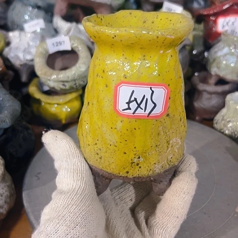 粗陶花盆手工花盆制作