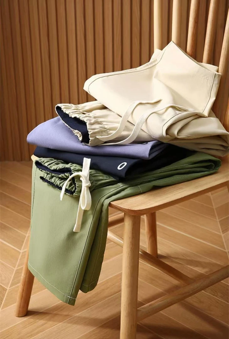 山系户外女款薄款情侣款束脚立体裁剪工装直筒锥形裤九分裤子1103