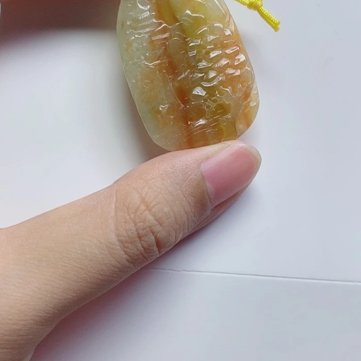 颈饰未镶嵌翡翠翡翠山水牌