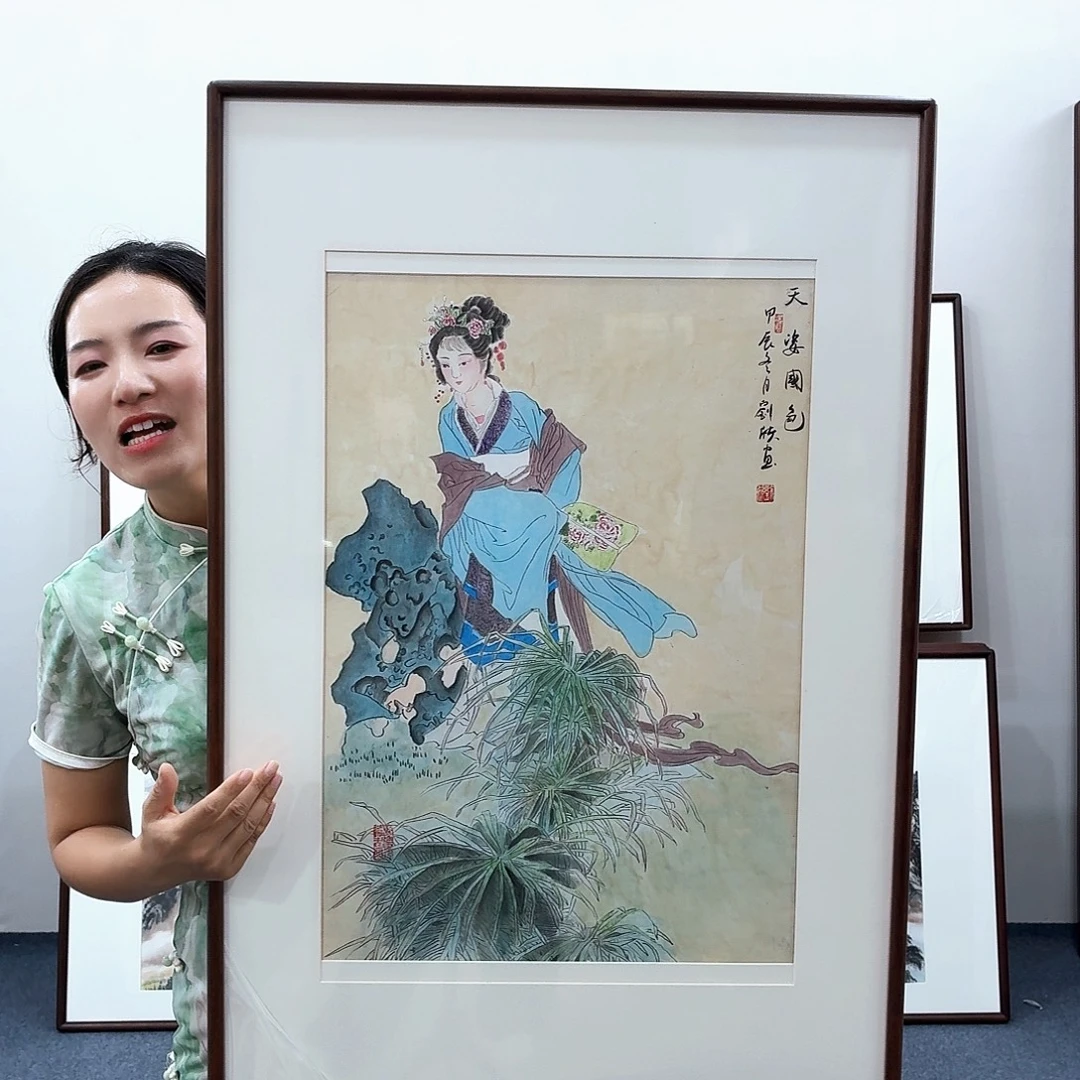 国画手绘作品90×60尺寸