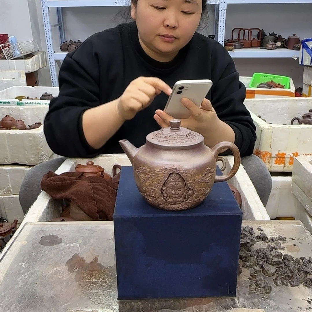 紫砂茶壶宜兴紫砂壶瑕疵处理