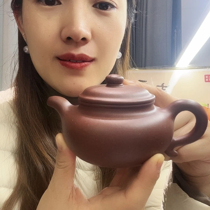 紫砂茶壶台西底槽清仿古260cc