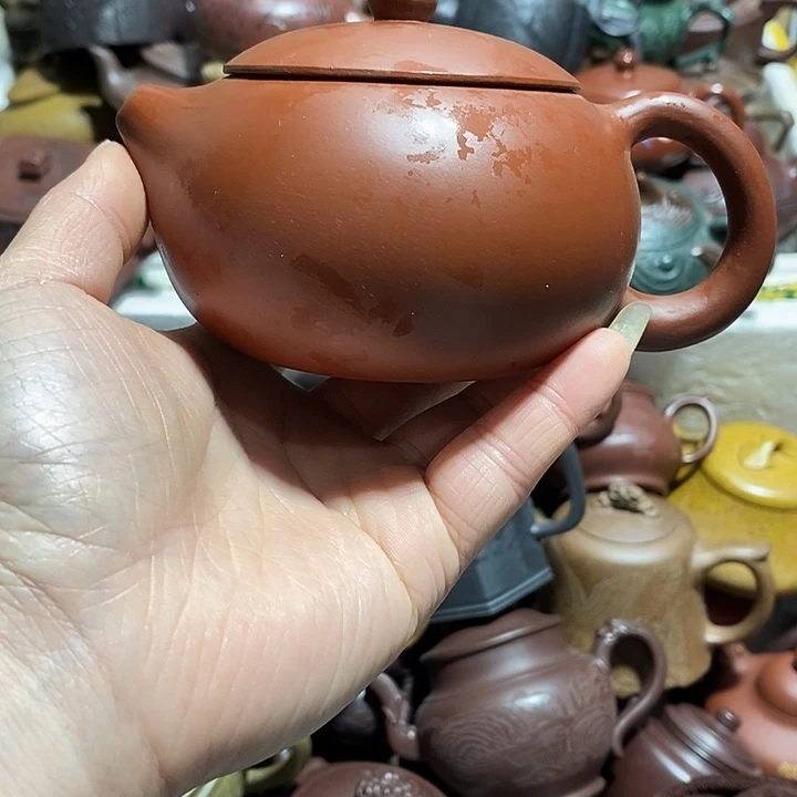 紫砂茶壶微瑕微笑