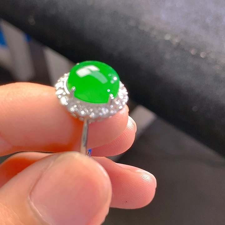 【闪购商品】翡翠颈饰银S925镶嵌翡翠