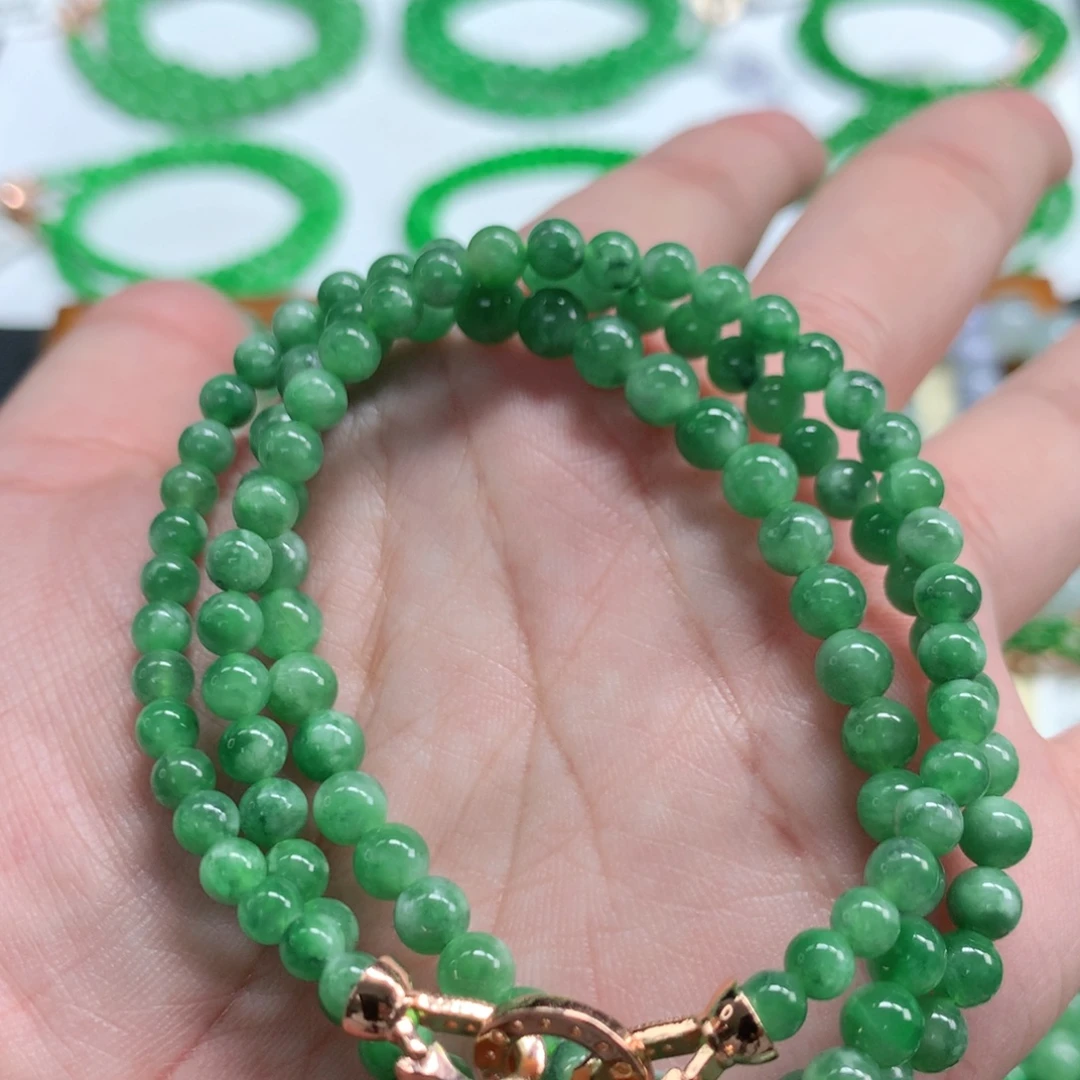 翡翠未镶嵌手链翡翠