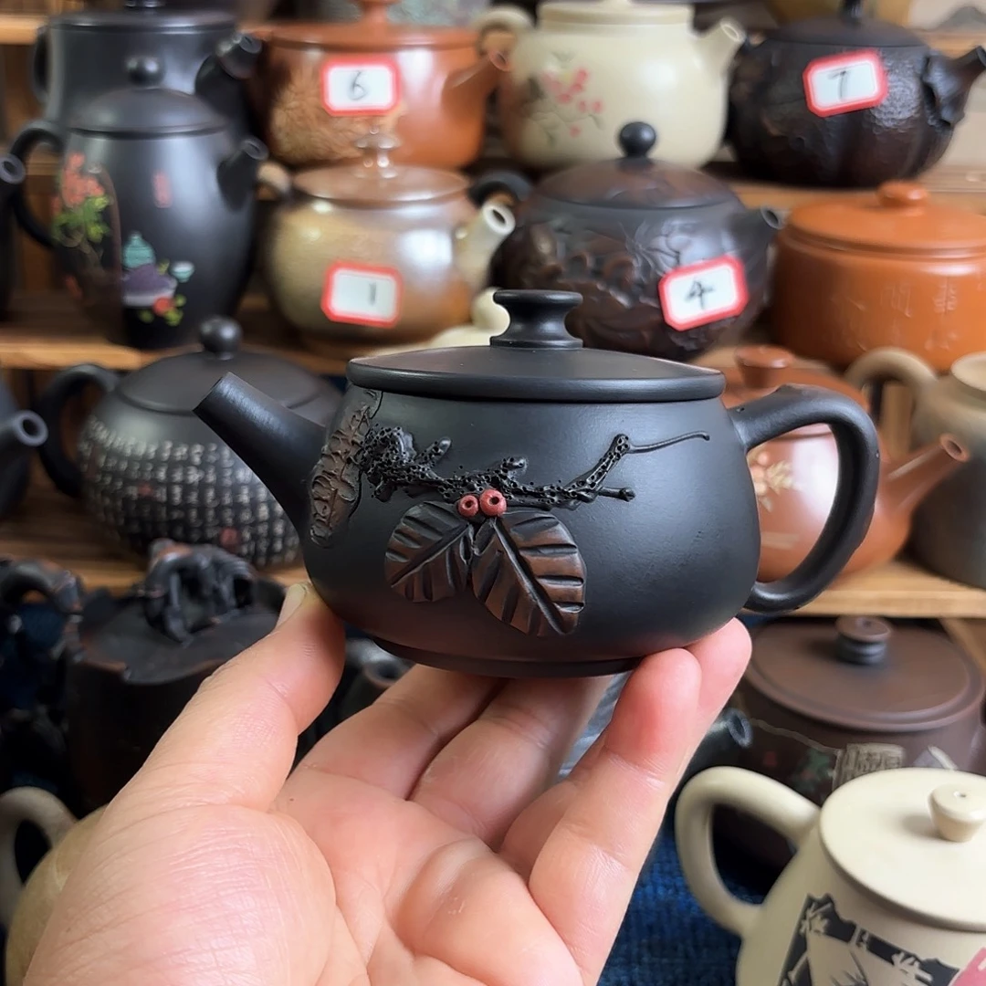 壶球孔 根艺汉瓦壶 200cc