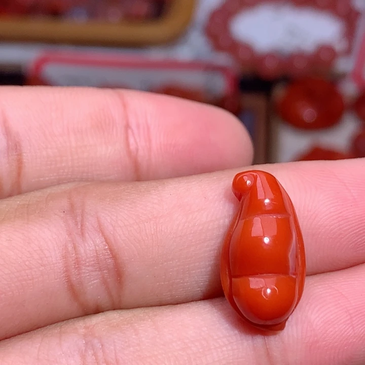 南红玛瑙未镶嵌南红福豆