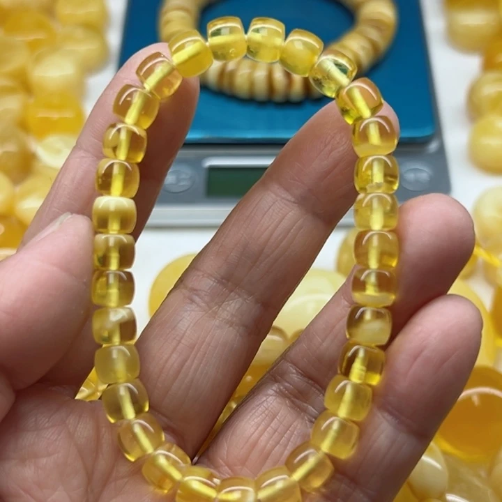 琥珀（矿物珀）手串未镶嵌