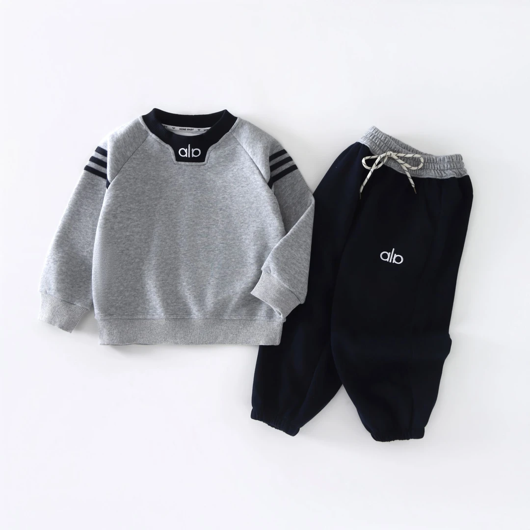 童装儿童卫衣卫裤套装男女宝宝春秋款休闲运动两件套中小童服装