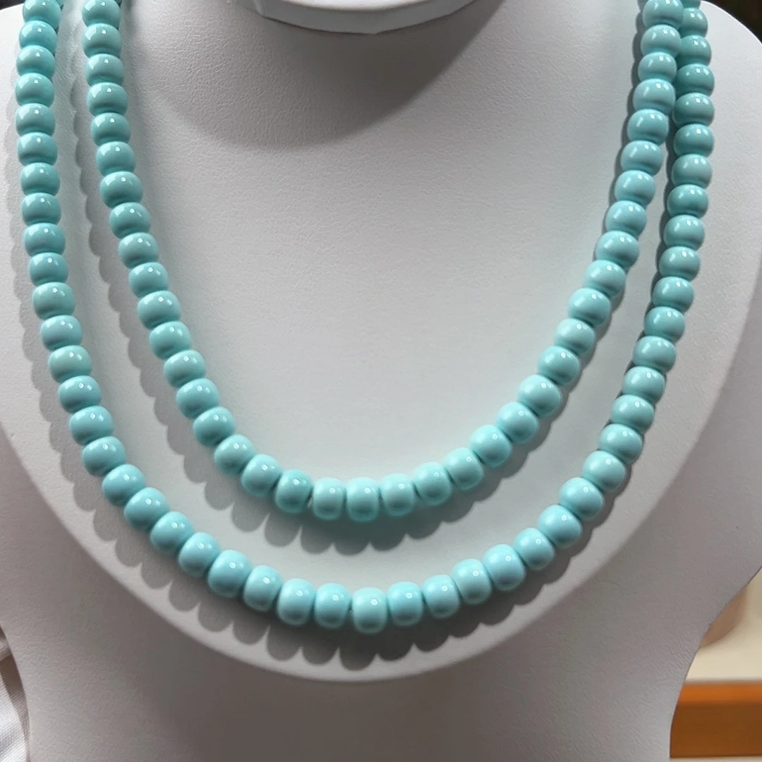 绿松石未镶嵌18瓷釉级老型108放漏卡6+