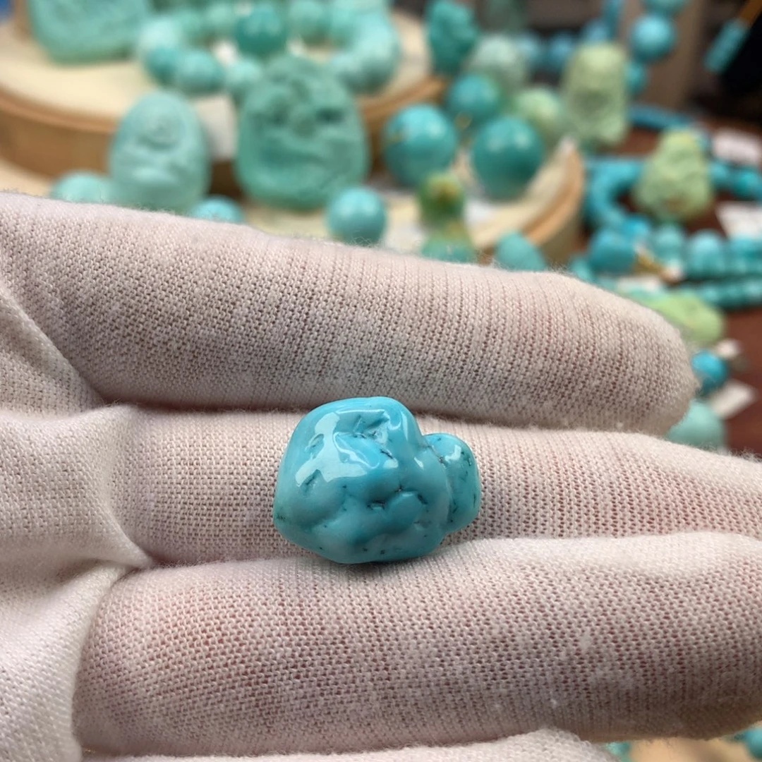 绿松石未镶嵌珠宝奇石15mm