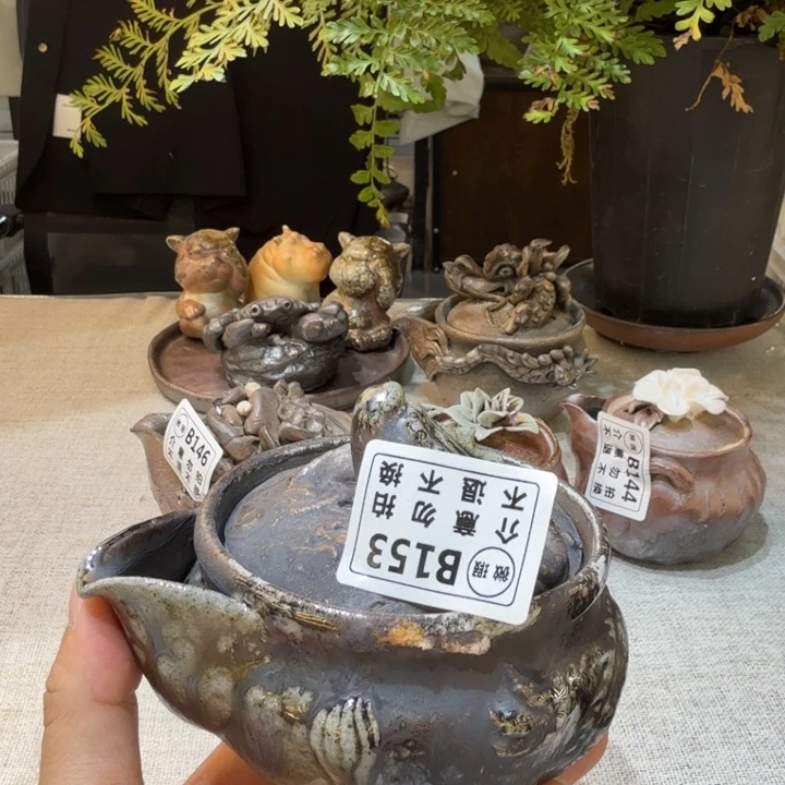 陶盘柴烧福利心哦多多