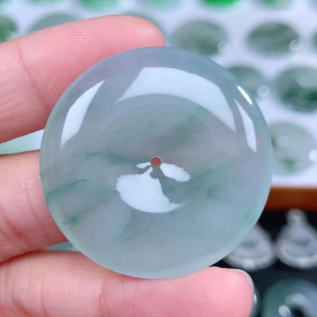 翡翠未镶嵌吊坠(不含链)36.2-6.0