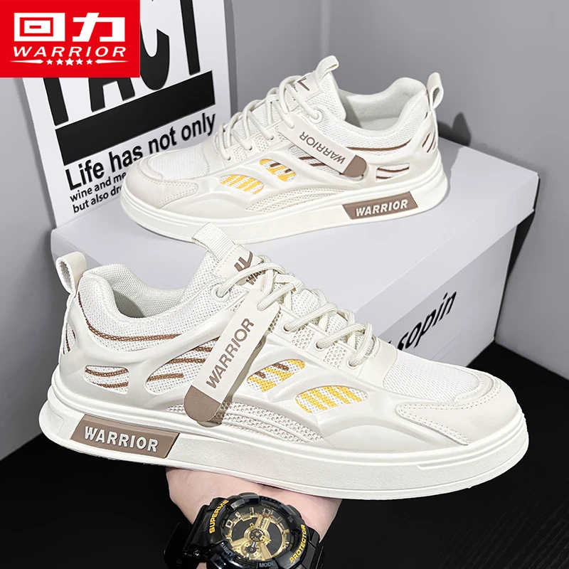 回力男鞋小白鞋2025夏季男士百搭透气网面鞋轻便休闲板鞋子男款