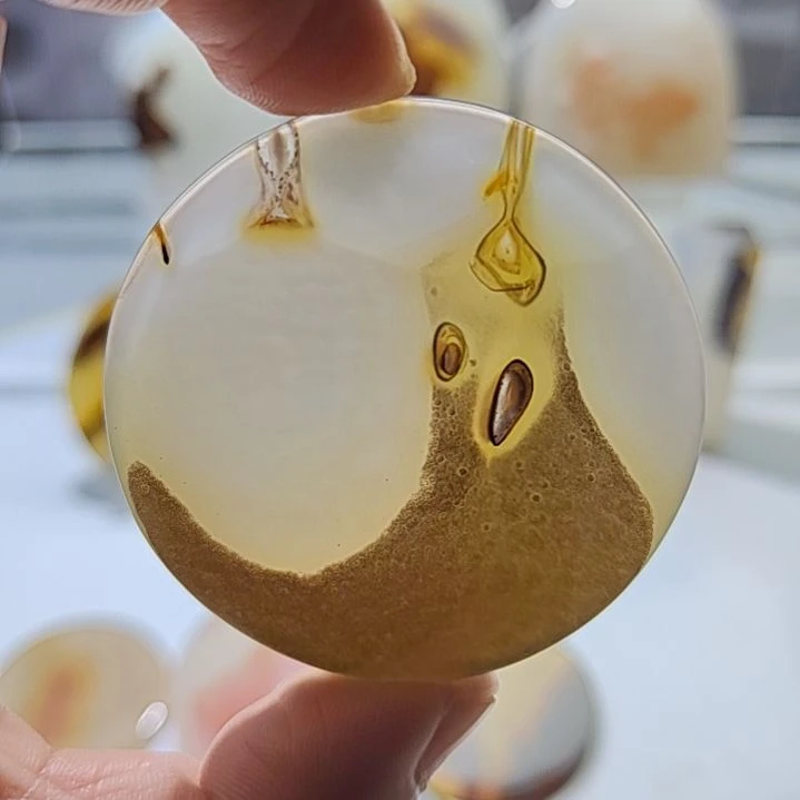 玛瑙/玉髓未镶嵌吊坠(不含链)77号