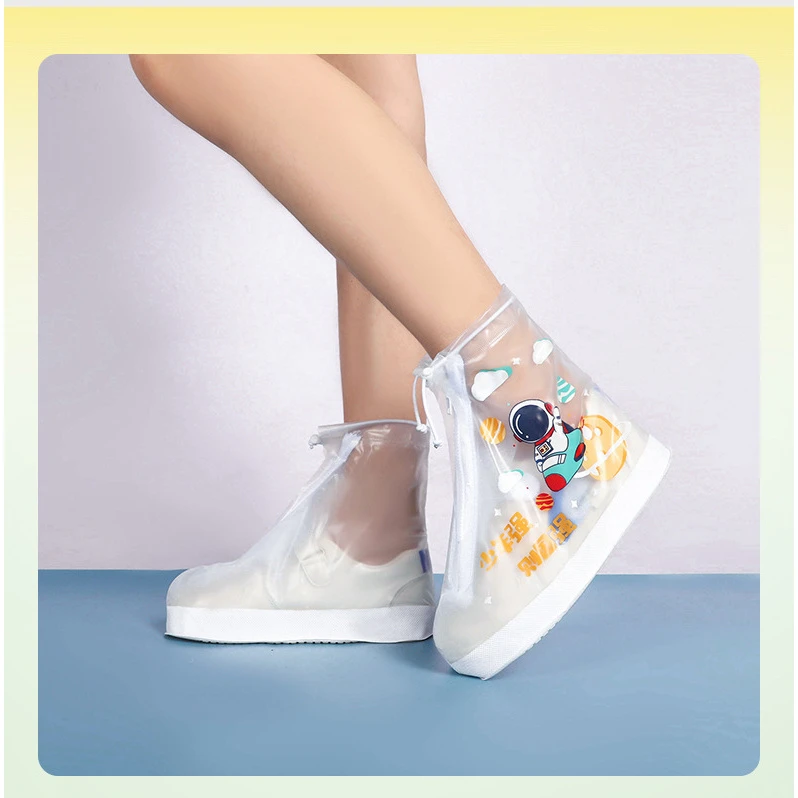 儿童女童少年小学生宝宝小孩户外加厚耐磨防滑束口防水鞋防雨雨靴