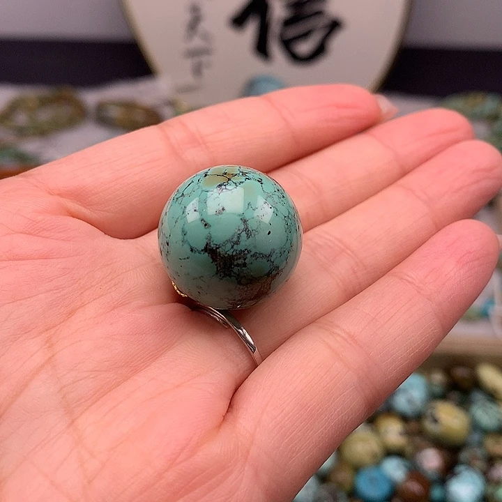 绿松石未镶嵌扣子