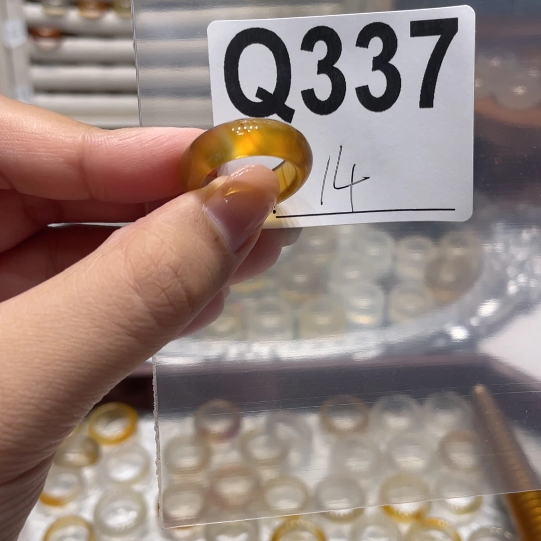 玛瑙/玉髓未镶嵌戒指337