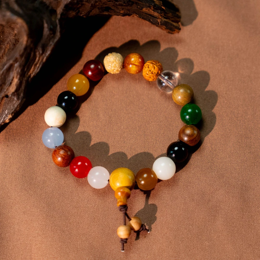 非金属树脂手链 【吉祥礼】见面礼-十八多宝单圈手串