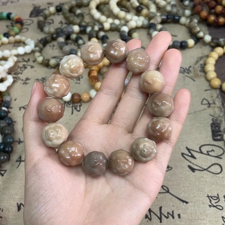 菩提根/象牙果手串卡18小羊