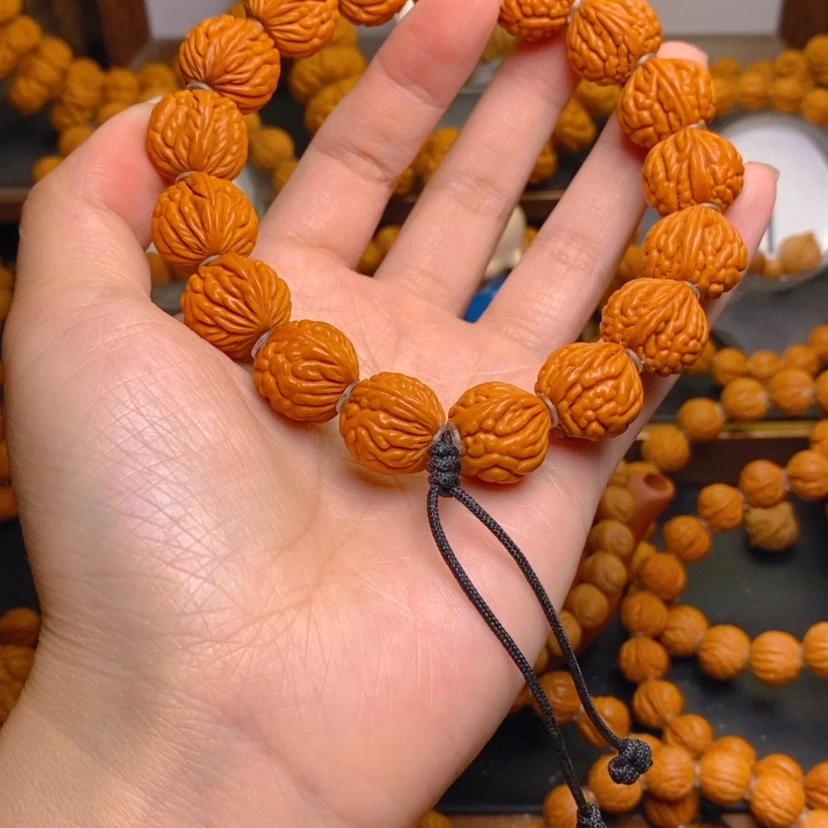 【闪购商品】桃核手串龙文桃核